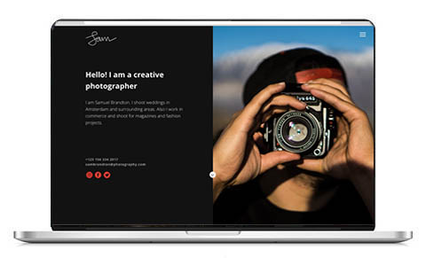Створення сайту для фотографа 