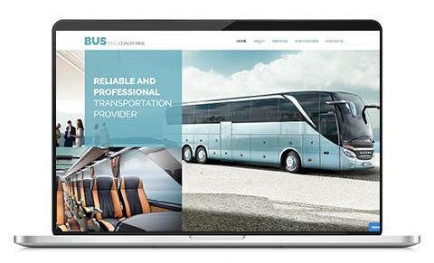 Создание сайта по аренде автобусовв