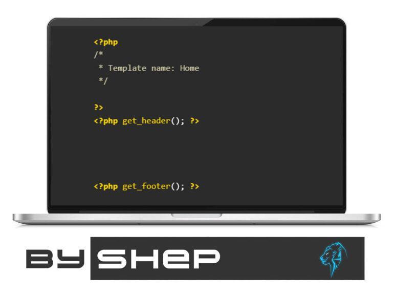 Додаємо шаблон для сторінки WordPress